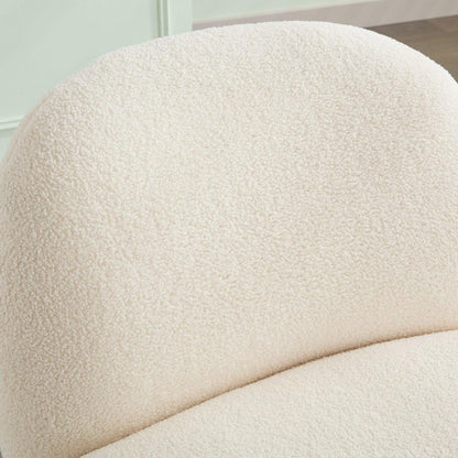 Loungesessel Modern | Drehbarer Teddy Bouclé Sessel für Komfort im Wohnzimmer 6