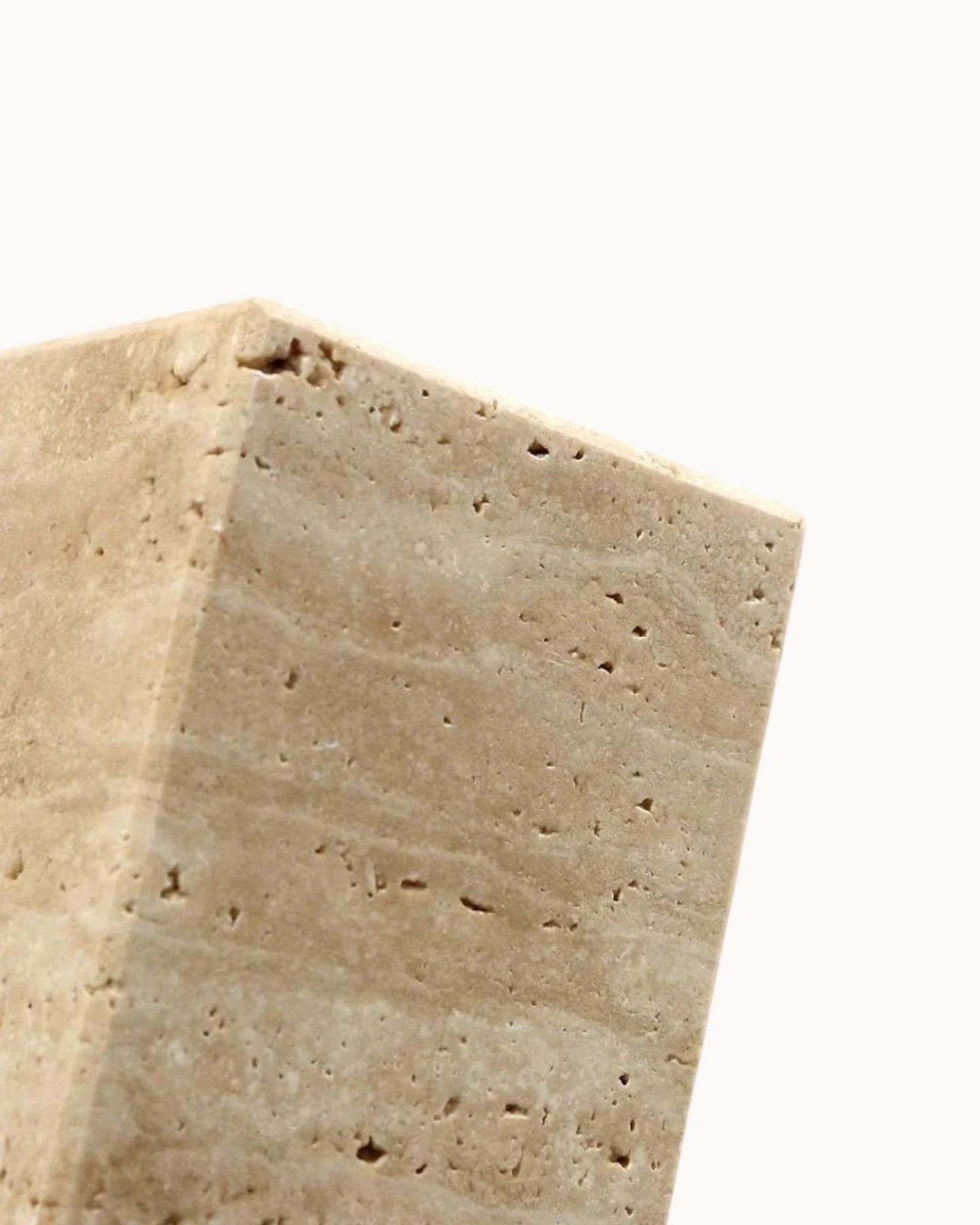 Lumina Stone | Wandleuchte Innen aus Travertin mit Holzfuß | Stilvolle Beleuchtung für Elegante Räume 6