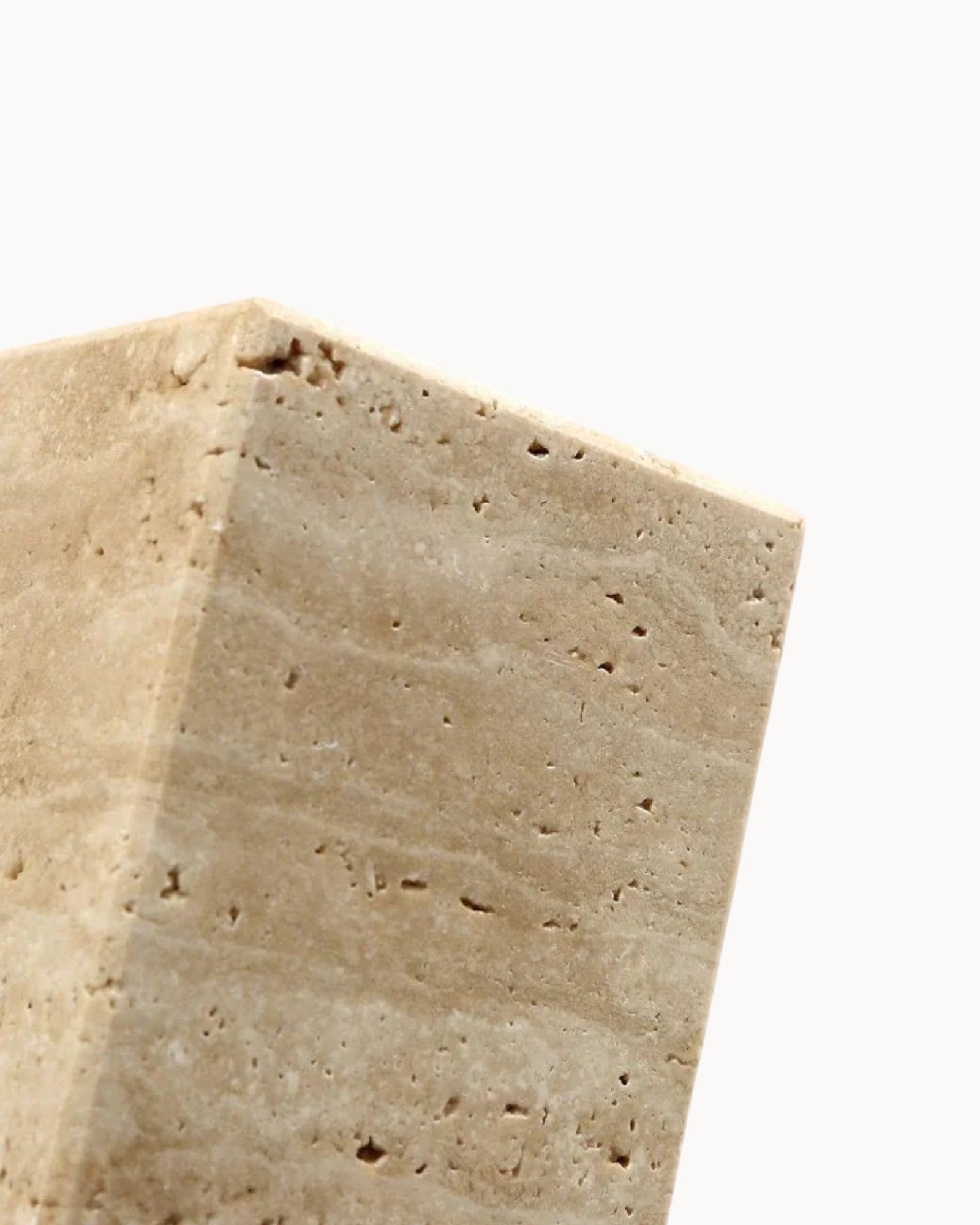 Lumina Stone | Wandleuchte Innen aus Travertin mit Holzfuß | Stilvolle Beleuchtung für Elegante Räume 6