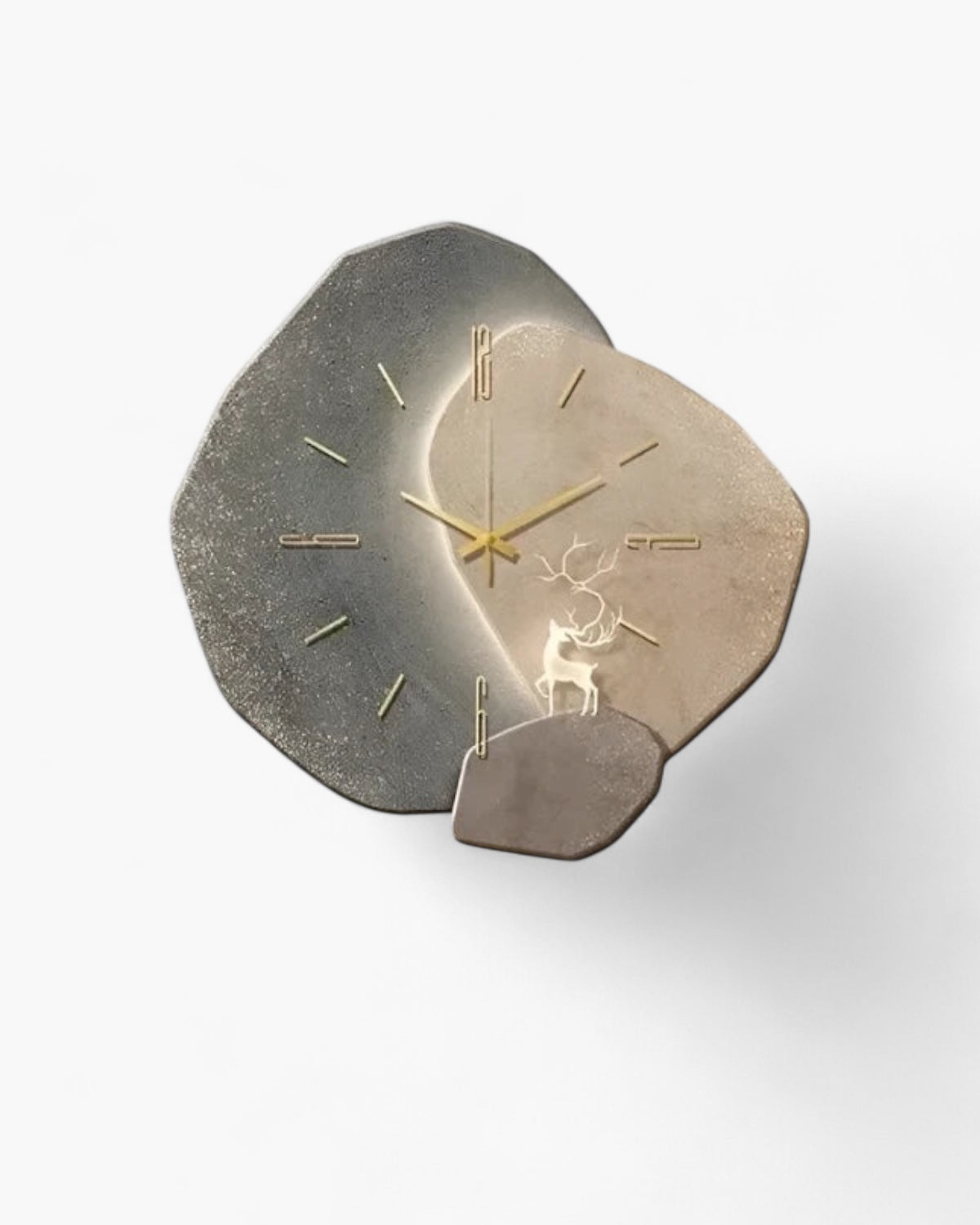 Lune Aura | Wanduhr Modern mit Mondmotiv & Minimalistischem Design | Elegante Uhr für Stilvolle Räume 2