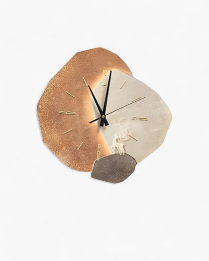Lune Aura | Wanduhr Modern mit Mondmotiv & Minimalistischem Design | Elegante Uhr für Stilvolle Räume 3