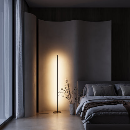 Minimalist | LED Stehlampe Dimmbar mit Fernbedienung | Platzsparende Beleuchtung für Einzigartiges Ambiente 5