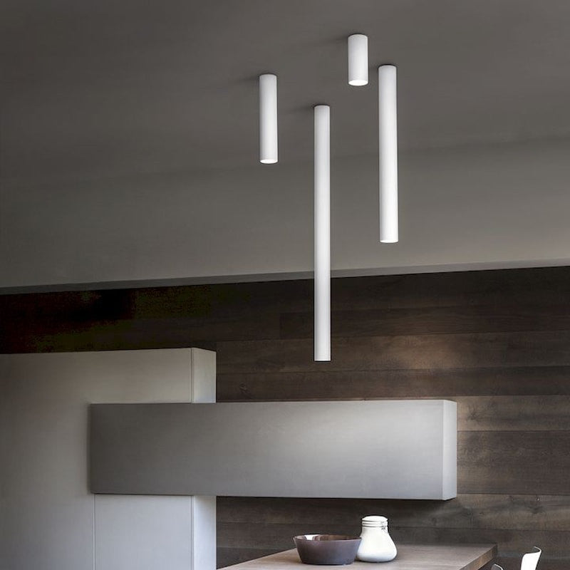 Moderne A-Tube Deckenlampe mit Direkter Lichtquelle | Stilvolles Design für Wohnräume in Schwarz 3