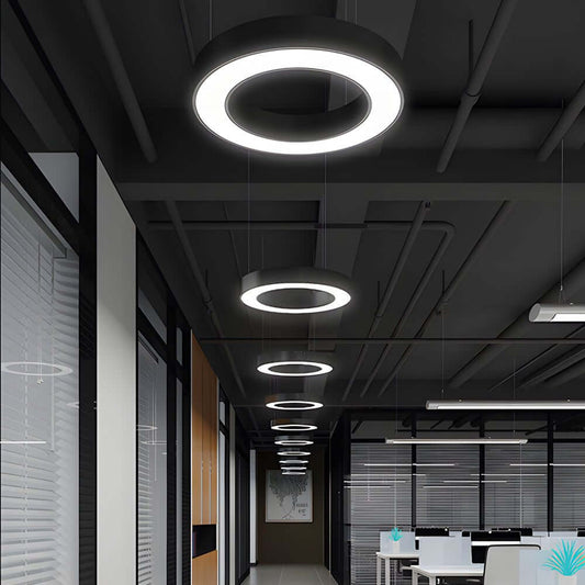 Moderne Deckenlampe mit Dimmbaren LED-Licht für Gleichmäßige Beleuchtung im Wohnzimmer 0