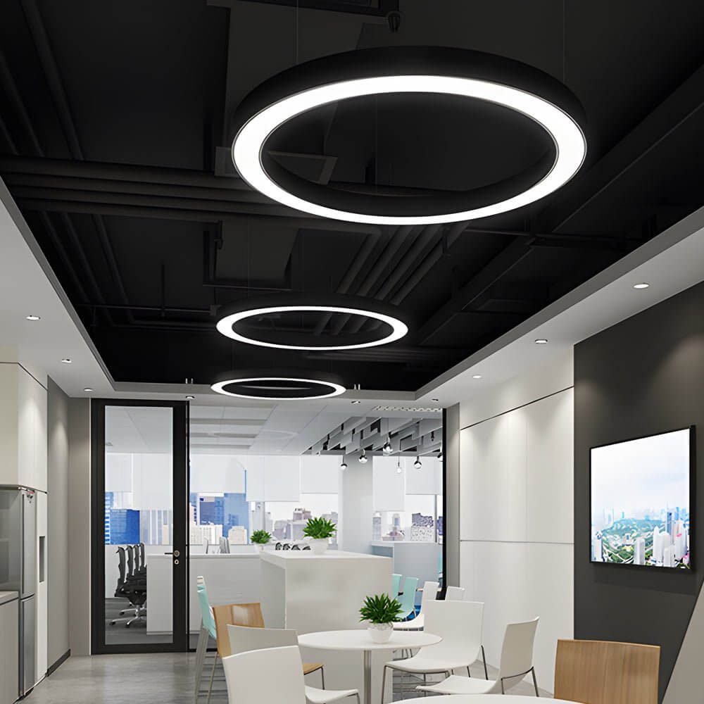 Moderne Deckenlampe mit Dimmbaren LED-Licht für Gleichmäßige Beleuchtung im Wohnzimmer 1
