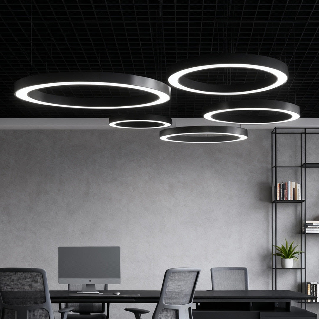 Moderne Deckenlampe mit Dimmbaren LED-Licht für Gleichmäßige Beleuchtung im Wohnzimmer 3