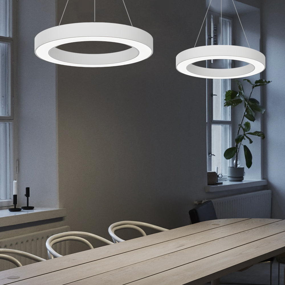 Moderne Deckenlampe mit Dimmbaren LED-Licht für Gleichmäßige Beleuchtung im Wohnzimmer 7