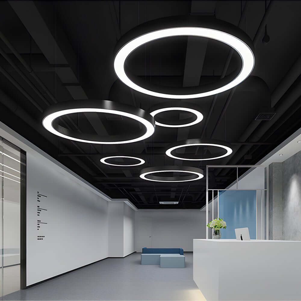 Moderne Deckenlampe mit Dimmbaren LED-Licht für Gleichmäßige Beleuchtung im Wohnzimmer 8