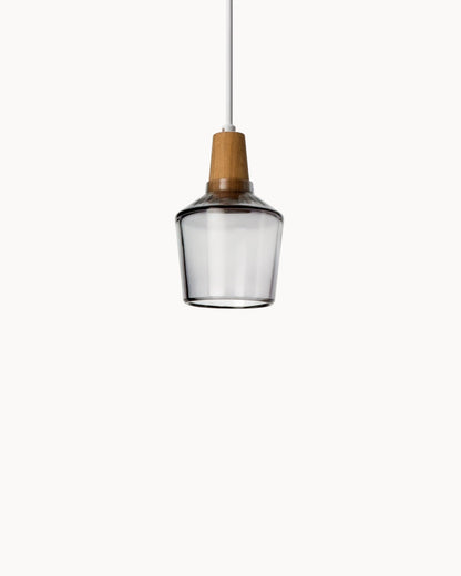 Moderne Deckenleuchte mit Holzsockel & E27-Fassung | Stilvolle LED Deckenlampe für elegantes Wohnzimmer-Ambiente 10