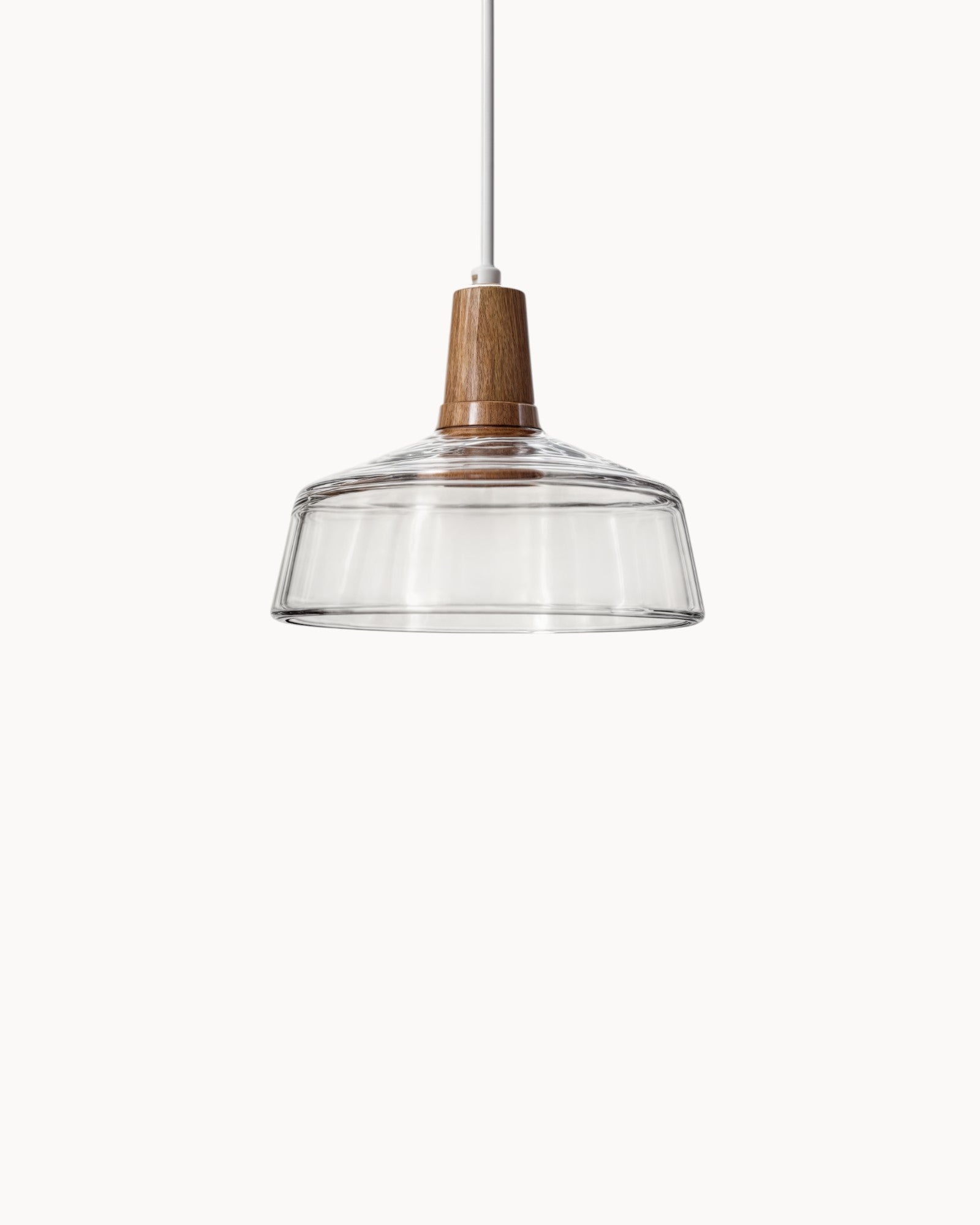 Moderne Deckenleuchte mit Holzsockel & E27-Fassung | Stilvolle LED Deckenlampe für elegantes Wohnzimmer-Ambiente 4