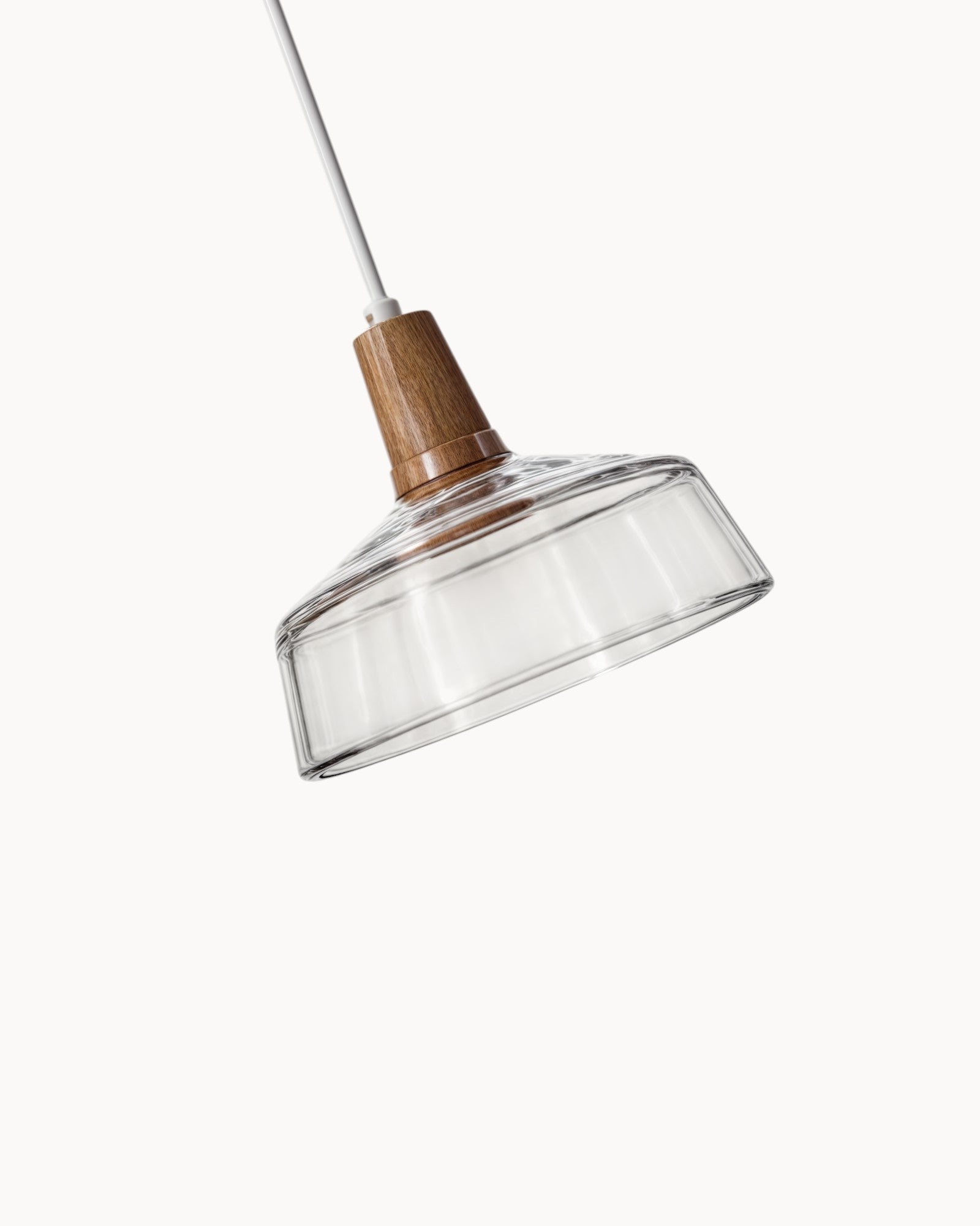 Moderne Deckenleuchte mit Holzsockel & E27-Fassung | Stilvolle LED Deckenlampe für elegantes Wohnzimmer-Ambiente 7