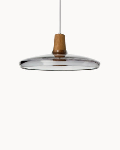 Moderne Deckenleuchte mit Holzsockel & E27-Fassung | Stilvolle LED Deckenlampe für elegantes Wohnzimmer-Ambiente 9