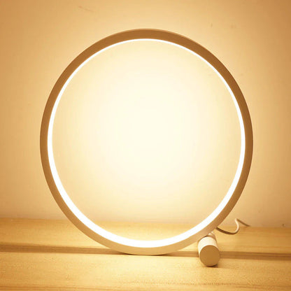 Moderne Halo | LED Nachttischlampe mit Dimmfunktion | Minimalistisches Design für Entspannende Atmosphäre 4