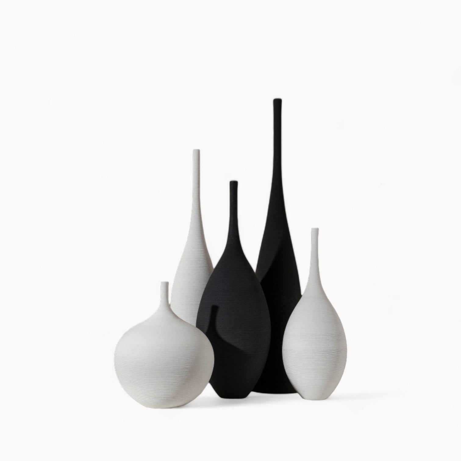 Moderne Keramikvase | Minimalistisches Design mit Organischer Form | Elegante Blumendekoration für Jedes Zuhause 1