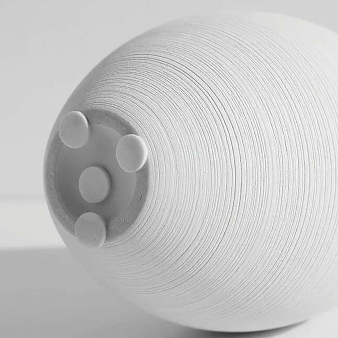 Moderne Keramikvase | Minimalistisches Design mit Organischer Form | Elegante Blumendekoration für Jedes Zuhause 7