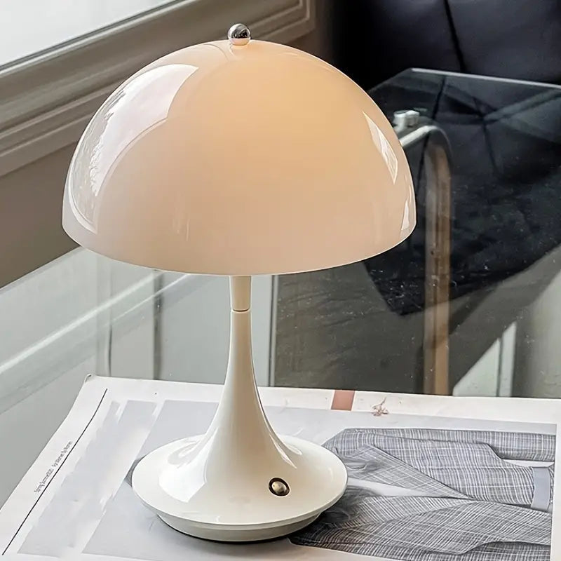 Moderne LED-Tischlampe im Pilzdesign mit Touch-Dimmfunktion | Einstellbare Farbtemperatur für stilvolle Beleuchtung 1