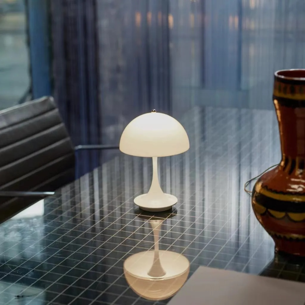 Moderne LED-Tischlampe im Pilzdesign mit Touch-Dimmfunktion | Einstellbare Farbtemperatur für stilvolle Beleuchtung 3