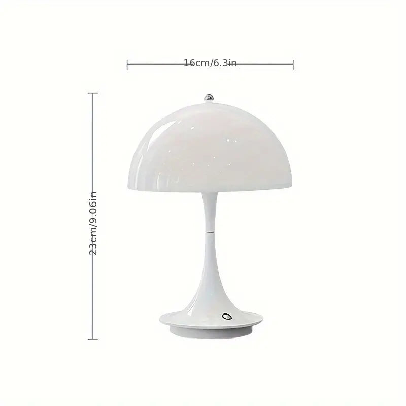 Moderne LED-Tischlampe im Pilzdesign mit Touch-Dimmfunktion | Einstellbare Farbtemperatur für stilvolle Beleuchtung 7