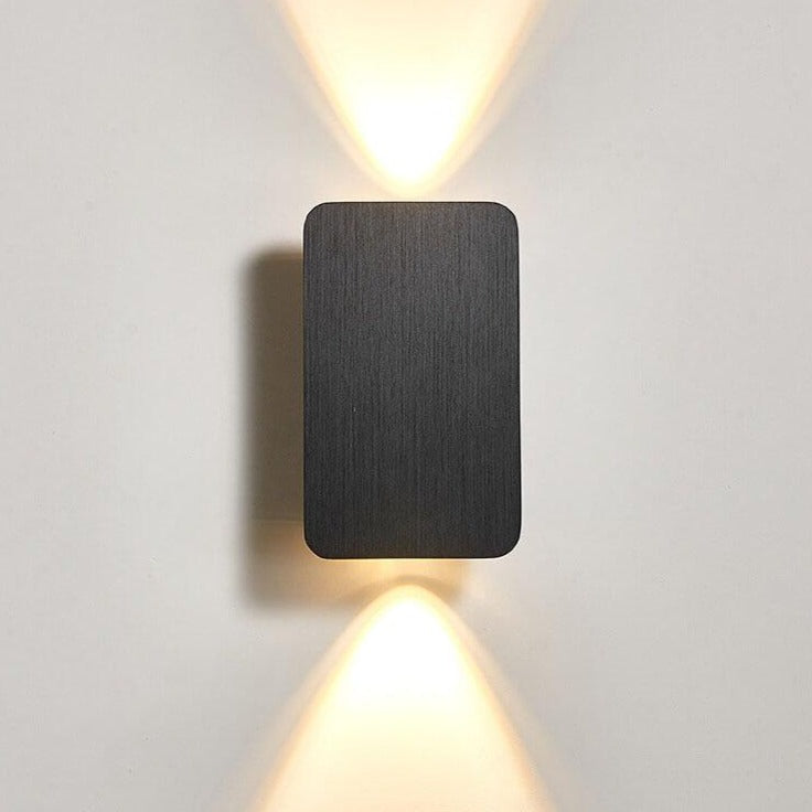 Moderne LED-Wandleuchte Innen aus Aluminium mit 2 Lichtquellen | Minimalistisches Design für Stilvolle Räume 12