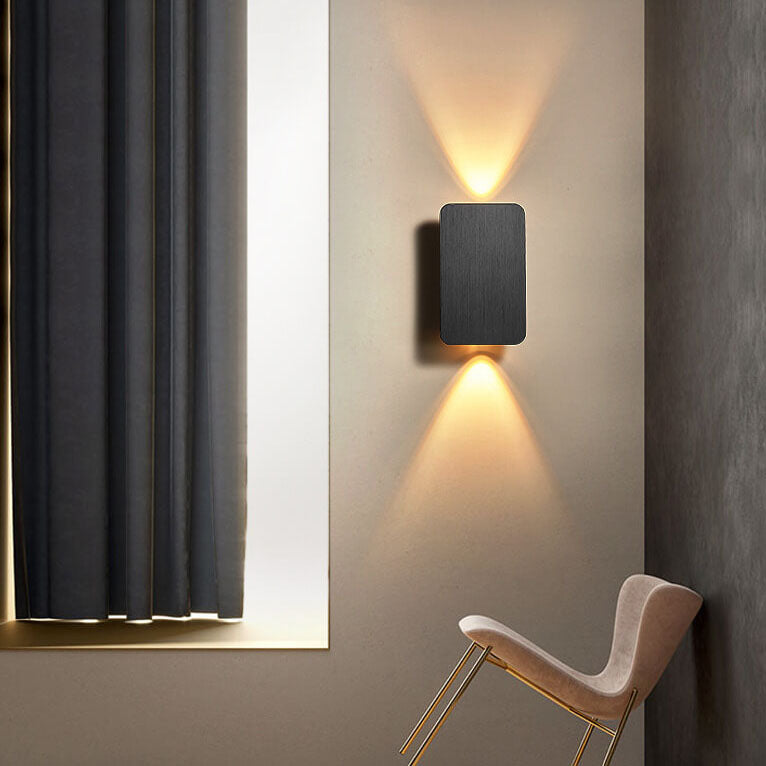 Moderne LED-Wandleuchte Innen aus Aluminium mit 2 Lichtquellen | Minimalistisches Design für Stilvolle Räume 13