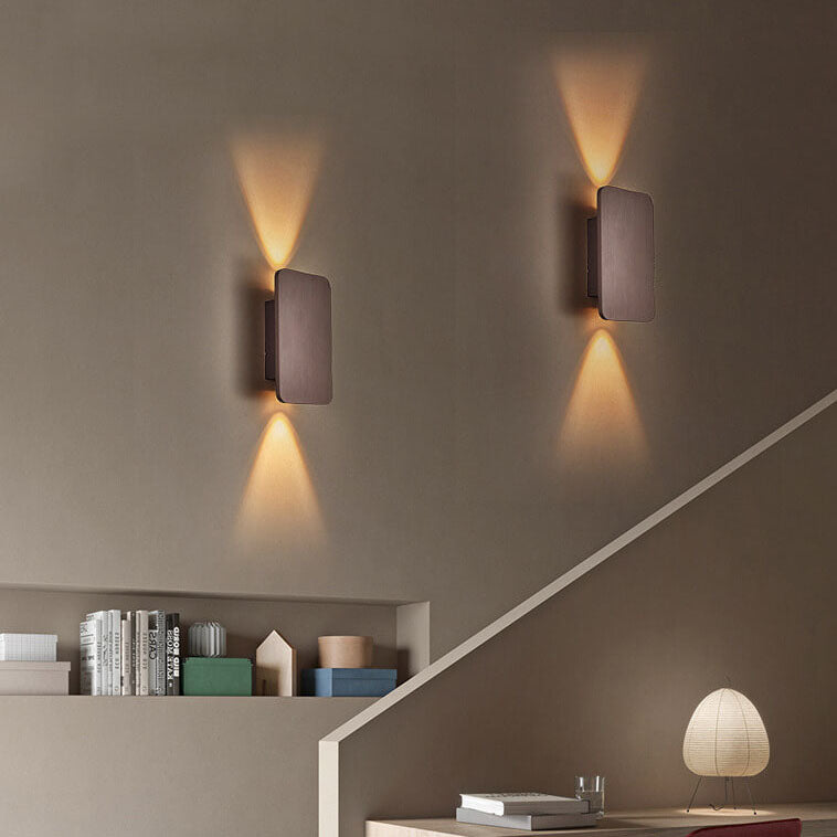 Moderne LED-Wandleuchte Innen aus Aluminium mit 2 Lichtquellen | Minimalistisches Design für Stilvolle Räume 7
