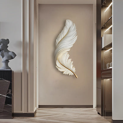 Moderne LED-Wandleuchte Innen mit Fernbedienung & Federdesign | Kreative Lichtquelle für stilvolle Räume 15