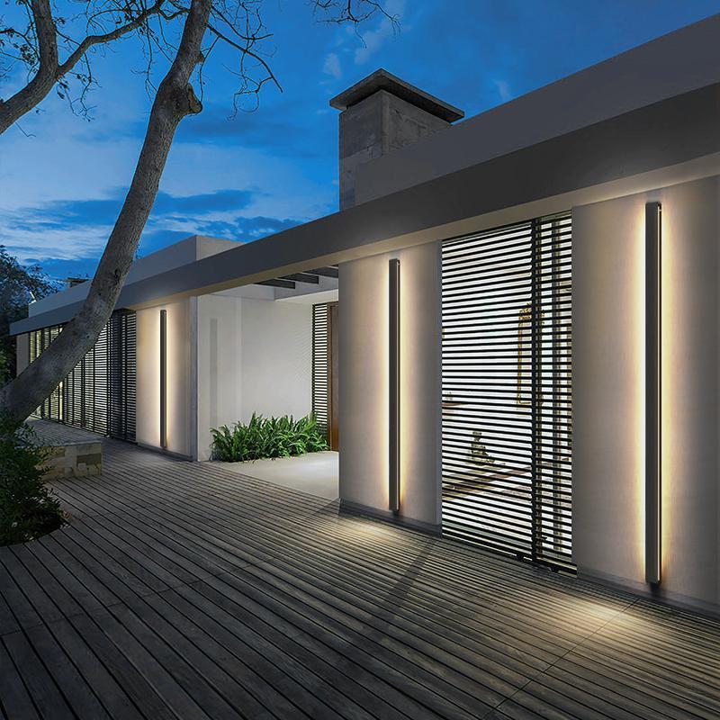 Moderne LED Außenwandleuchte mit IP65 Schutz | Minimalistisches Design für Stilvolle Fassadenbeleuchtung 4