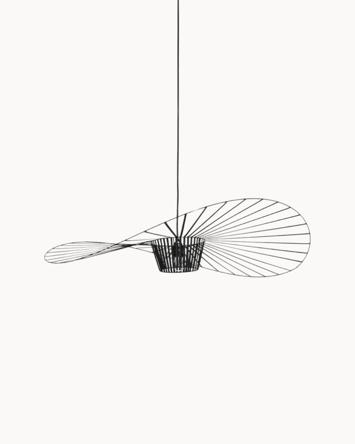 Moderne LED Pendelleuchte mit Stoffschirm | Skulpturales Design für Elegante Beleuchtung 1