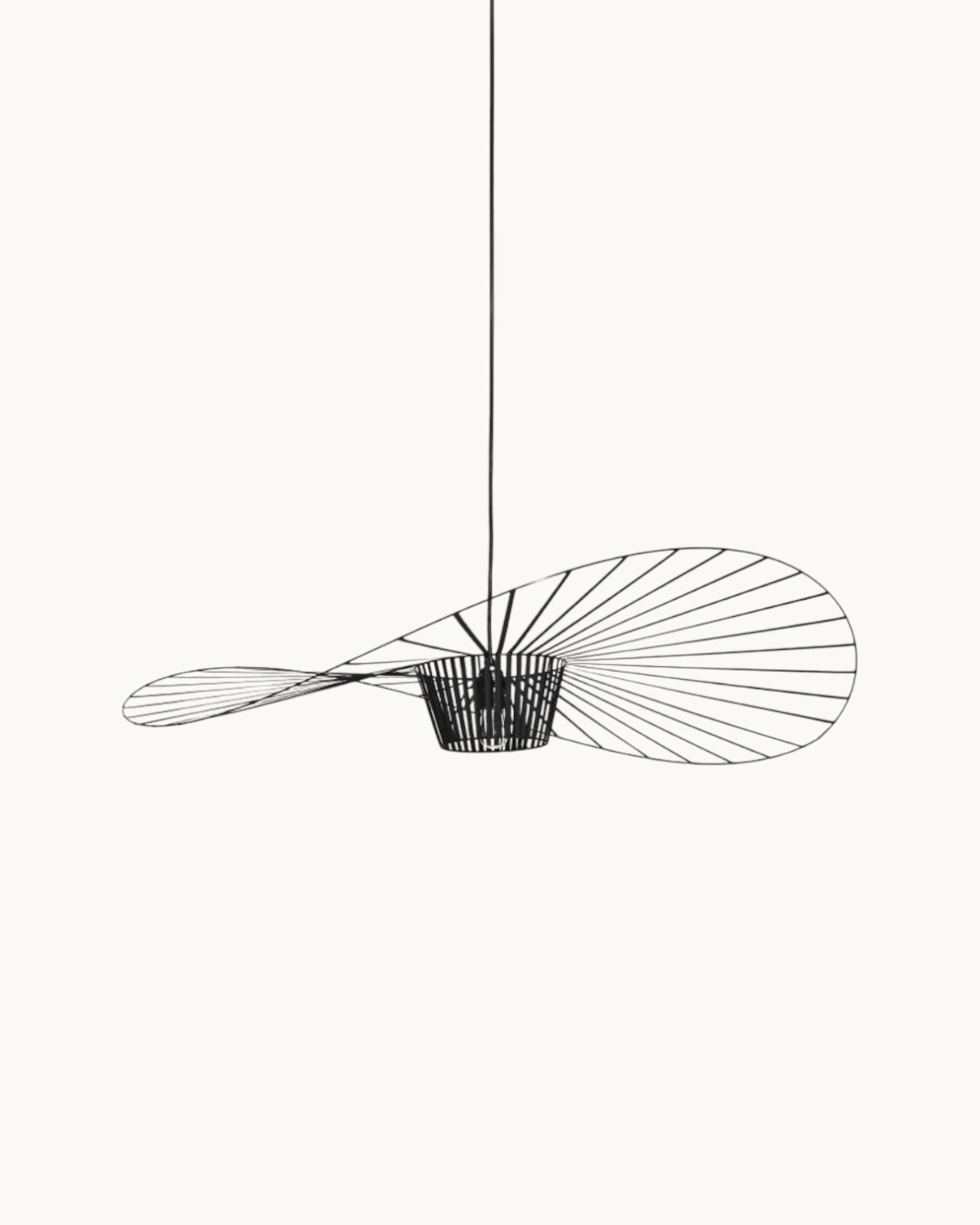 Moderne LED Pendelleuchte mit Stoffschirm | Skulpturales Design für Elegante Beleuchtung 1