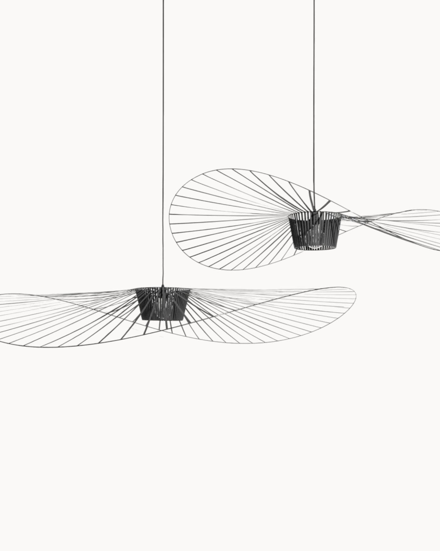 Moderne LED Pendelleuchte mit Stoffschirm | Skulpturales Design für Elegante Beleuchtung 2