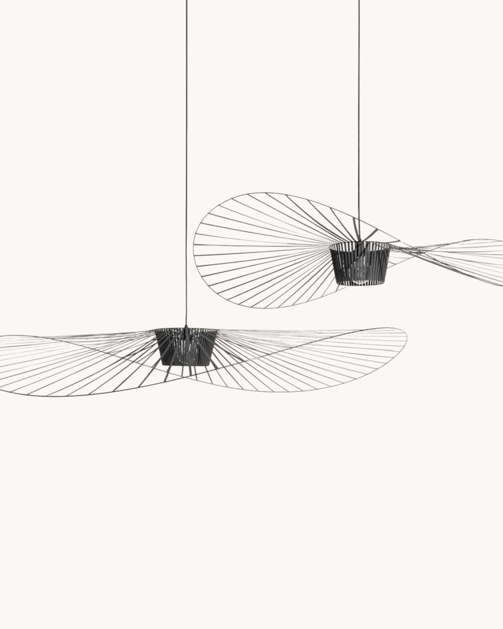 Moderne LED Pendelleuchte mit Stoffschirm | Skulpturales Design für Elegante Beleuchtung 2