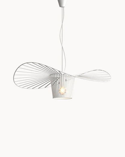 Moderne LED Pendelleuchte mit Stoffschirm | Skulpturales Design für Elegante Beleuchtung 6