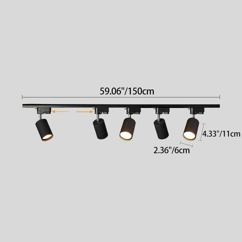 Moderne LED Schienenbeleuchtung mit 3/4/5 Lichtquellen | Elegantes Design für stilvolle Räume 8