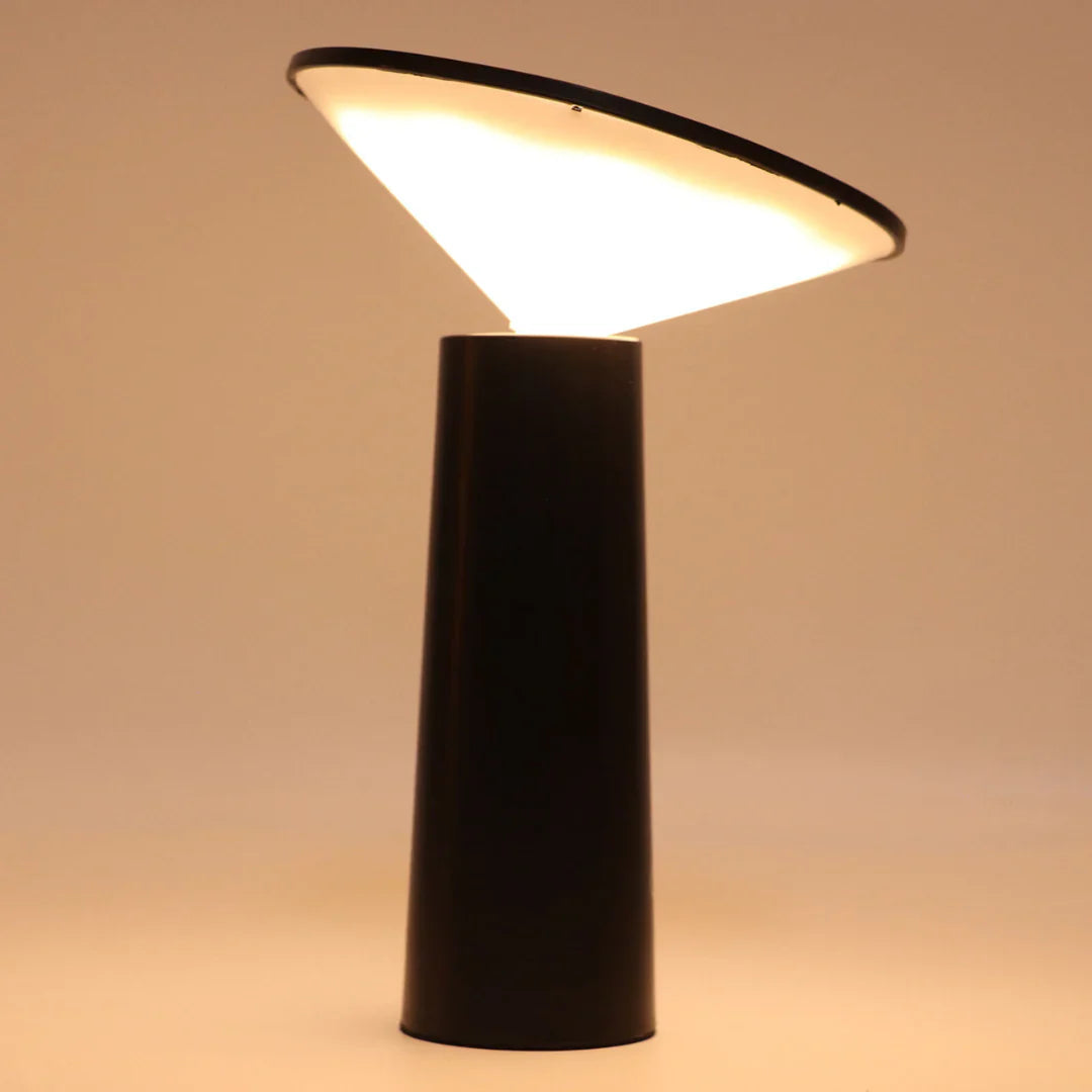 Moderne LED Tischlampe | Dimmbar & 360° Drehbar | Tragbare Akku Tischleuchte für Flexibles Licht 6