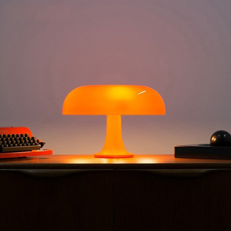 Moderne LED Tischlampe | Dimmbares Pilzdesign mit 360°-Beleuchtung | Warmweißes Licht für Stilvolle Raumgestaltung 4