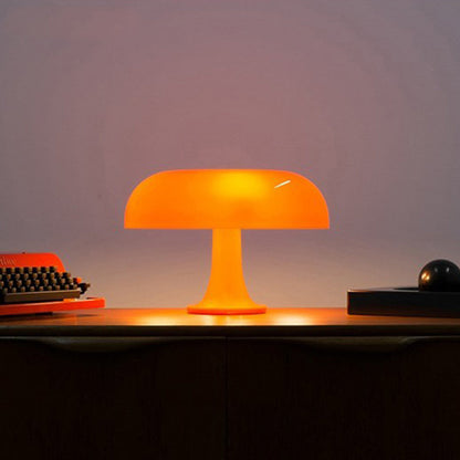 Moderne LED Tischlampe | Dimmbares Pilzdesign mit 360°-Beleuchtung | Warmweißes Licht für Stilvolle Raumgestaltung 4