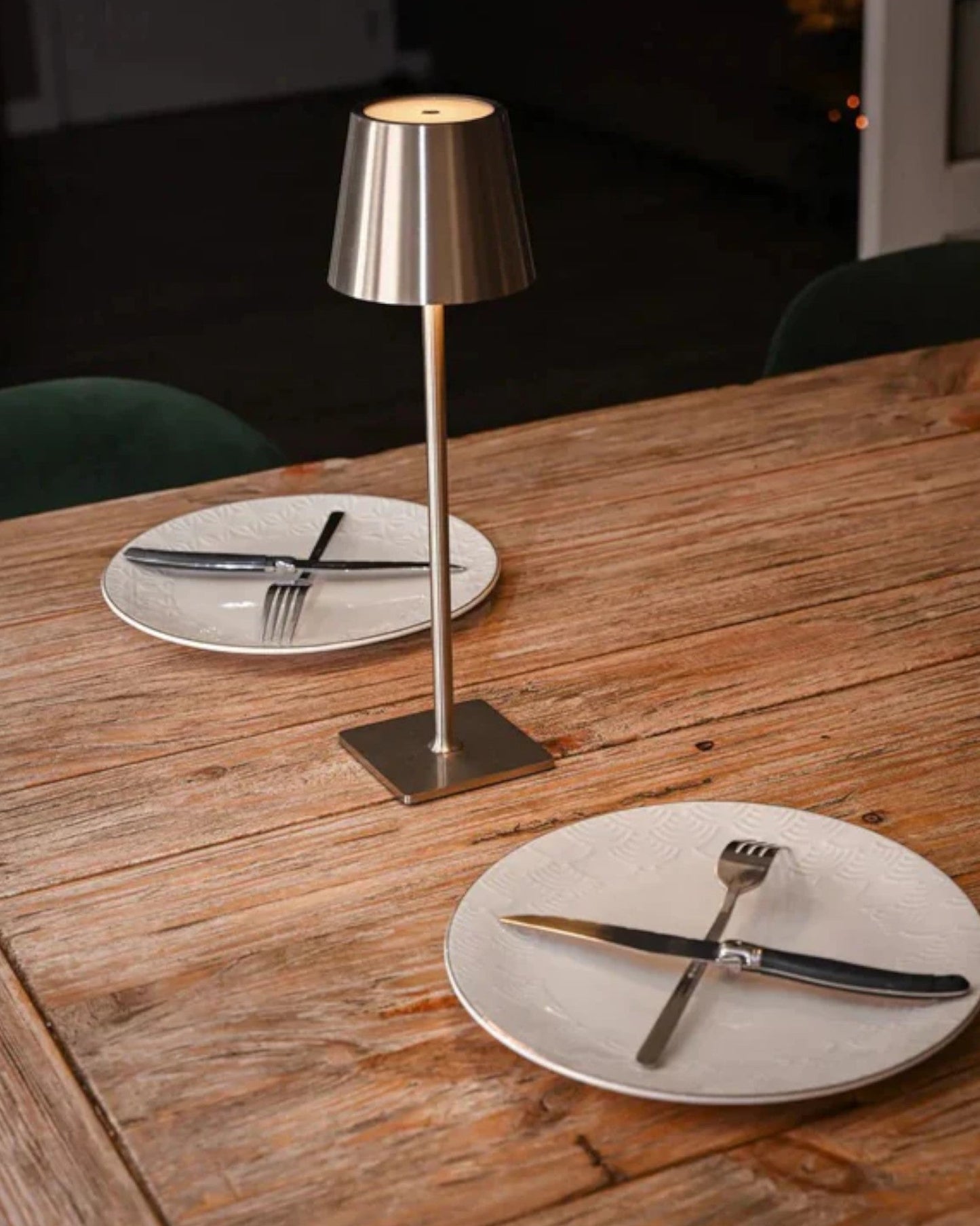 Moderne LED Tischlampe | Kabellose Leuchte mit 3-Farben-Touch-Steuerung | Elegantes Aluminiumdesign für Flexible Beleuchtung 6