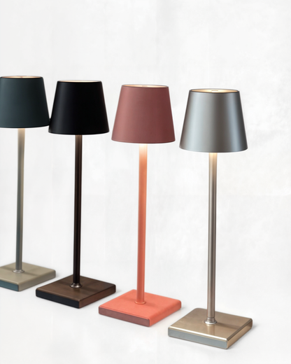 Moderne LED Tischlampe | Kabellose Leuchte mit 3-Farben-Touch-Steuerung | Elegantes Aluminiumdesign für Flexible Beleuchtung 7