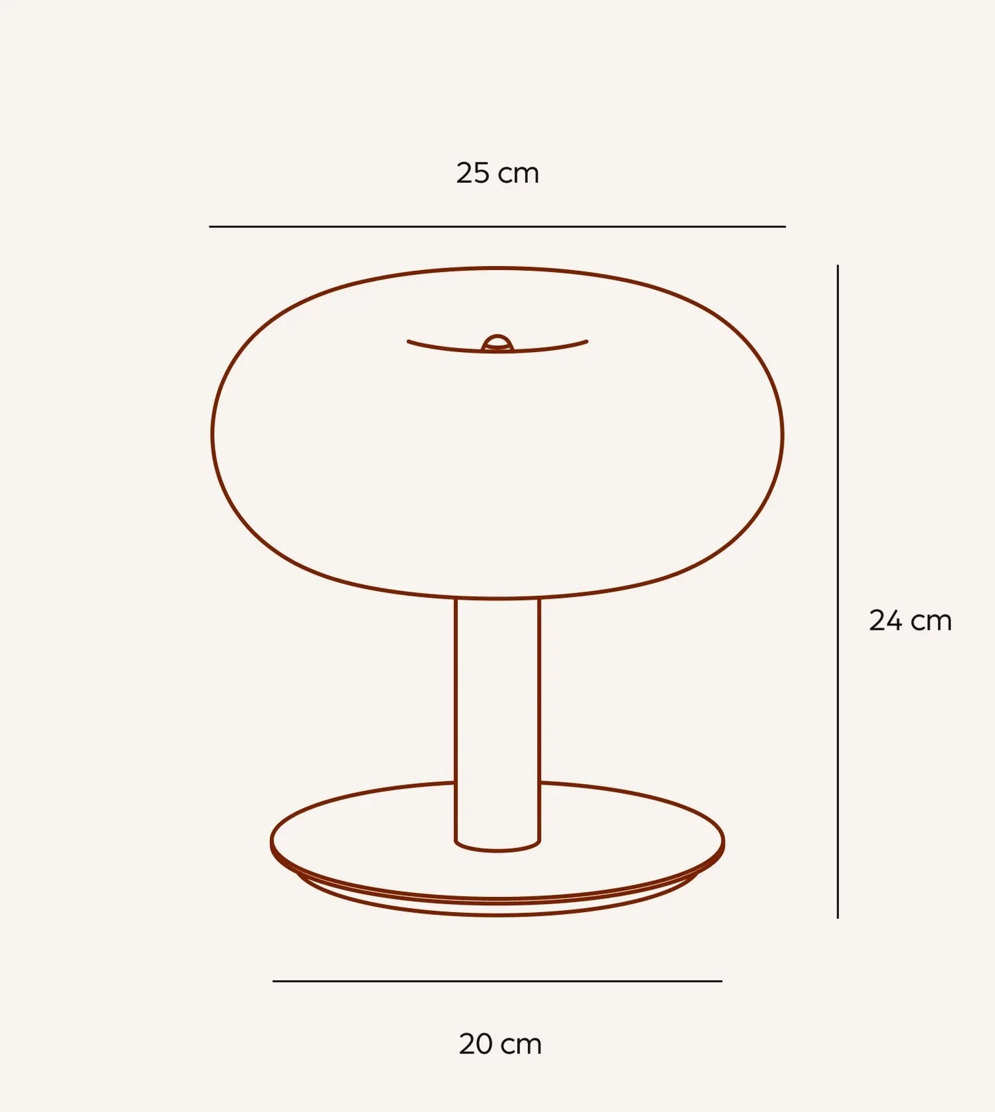 Moderne LED Tischleuchte im Pilzdesign mit Touch-Dimmer | Stilvolle Metall-Glas Lampe für elegantes Ambiente 1