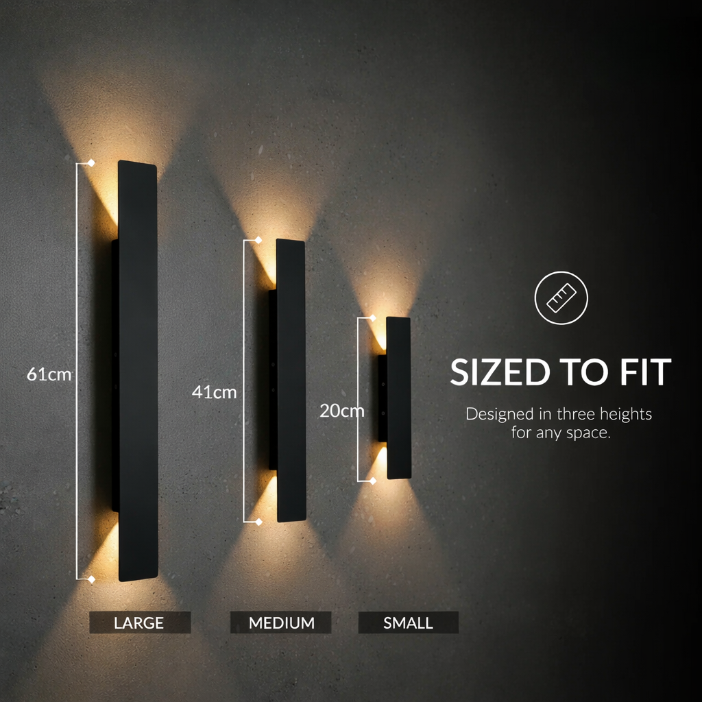 Moderne LED Wandleuchte mit IP65 Wasserdichtigkeit | Aluminium Design für Innen- und Außenbereiche 6