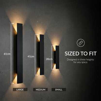 Moderne LED Wandleuchte mit IP65 Wasserdichtigkeit | Aluminium Design für Innen- und Außenbereiche 6