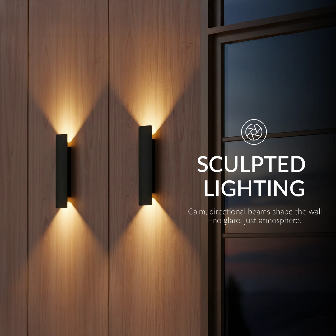 Moderne LED Wandleuchte mit IP65 Wasserdichtigkeit | Aluminium Design für Innen- und Außenbereiche 1