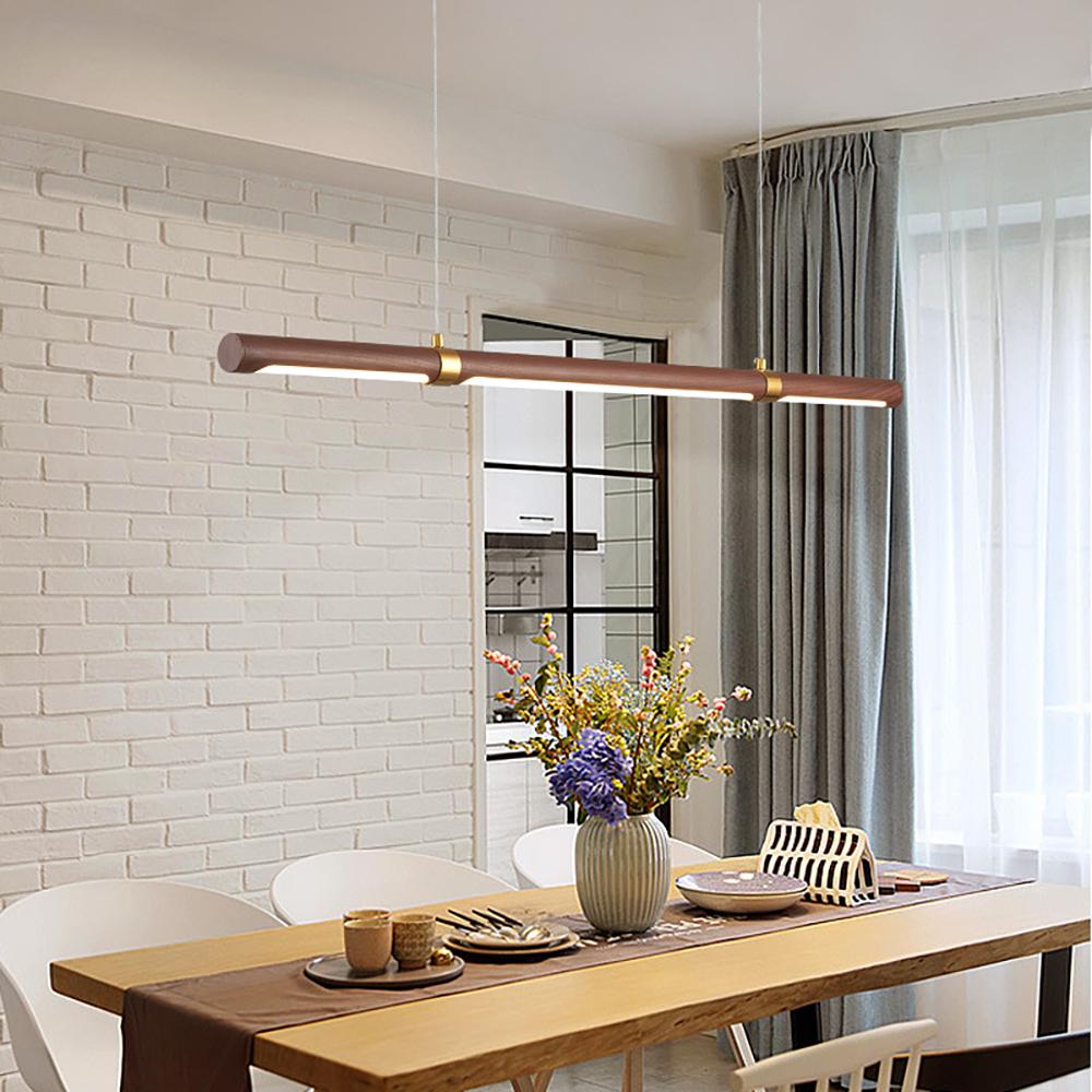 Moderne Pendelleuchte Schwarz | Elegante Hängelampe mit LED-Technologie | Ideal für Esstisch und Küche 0