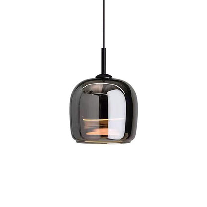 Moderne Pendelleuchte Schwarz | Elegante LED Hängeleuchte aus Glas für Stilvolle Beleuchtung in jedem Raum 0