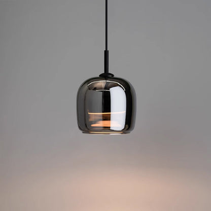 Moderne Pendelleuchte Schwarz | Elegante LED Hängeleuchte aus Glas für Stilvolle Beleuchtung in jedem Raum 4