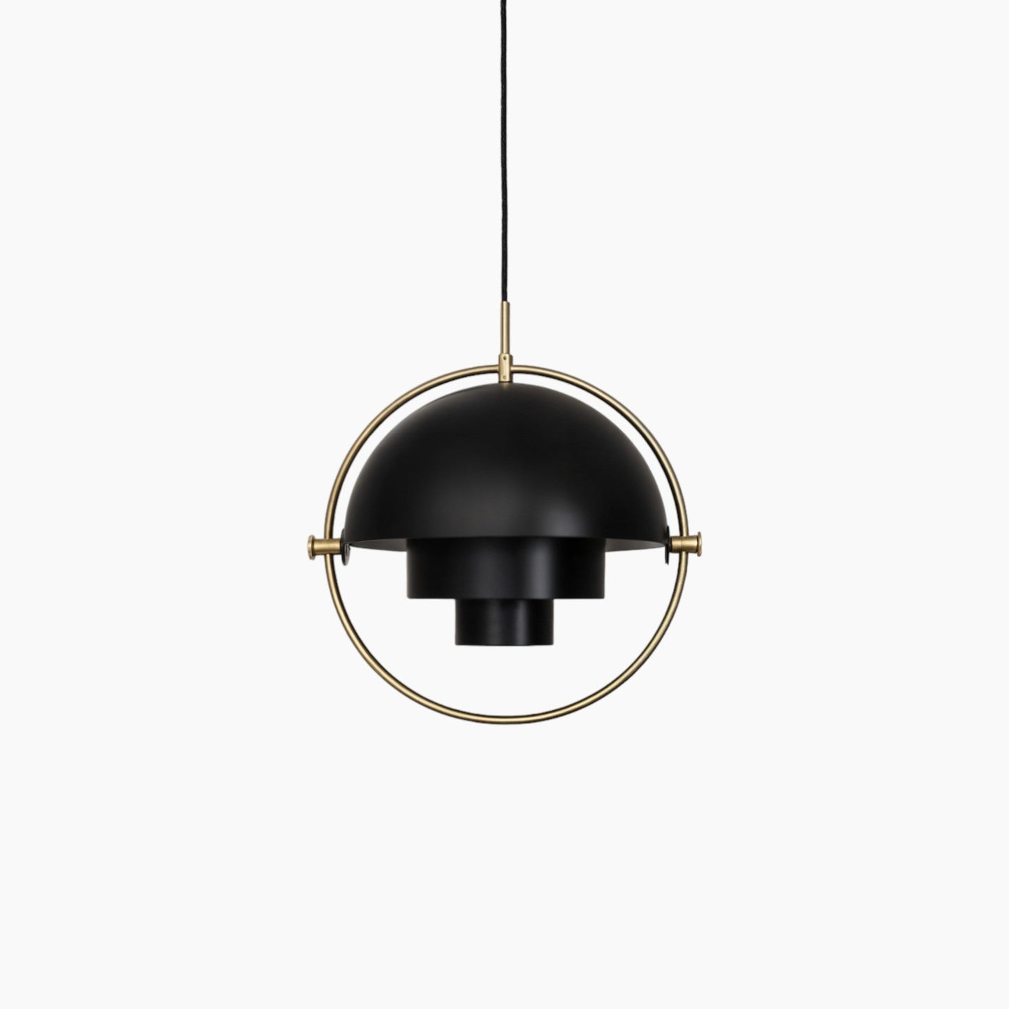 Moderne Pendelleuchte Schwarz aus Eisen und Glas mit E27 Fassung | Stilvolles Design für Esszimmer und Wohnzimmer 0