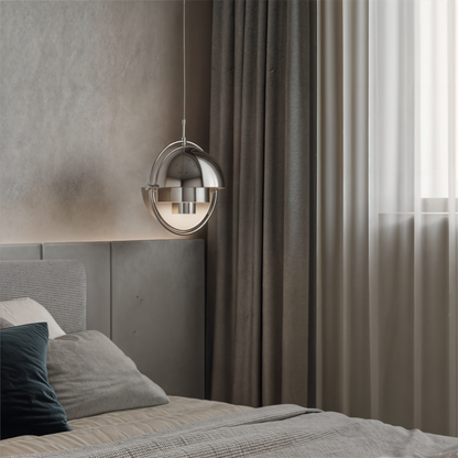 Moderne Pendelleuchte Schwarz aus Eisen und Glas mit E27 Fassung | Stilvolles Design für Esszimmer und Wohnzimmer 6