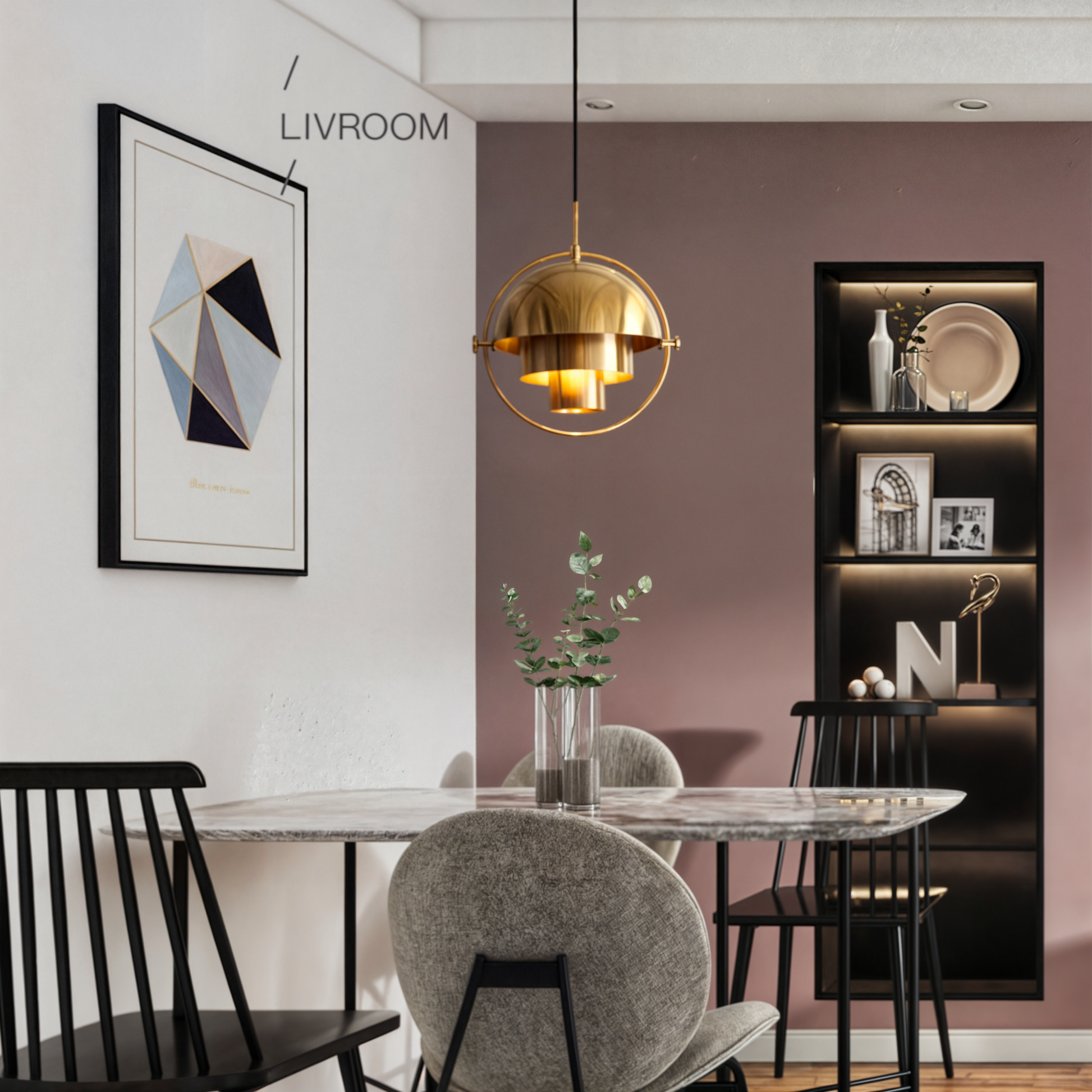 Moderne Pendelleuchte Schwarz aus Eisen und Glas mit E27 Fassung | Stilvolles Design für Esszimmer und Wohnzimmer 8