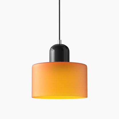Moderne Pendelleuchte | LED Glas-Metall Design mit Druckknopfschalter | Elegante Beleuchtung für jeden Raum 1