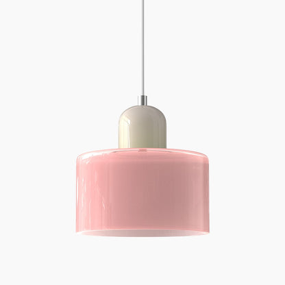 Moderne Pendelleuchte | LED Glas-Metall Design mit Druckknopfschalter | Elegante Beleuchtung für jeden Raum 10